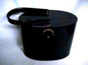 RARE Blue Marble Wilardy Lucite Purse