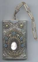 Cameo Jeweled Vanity Case